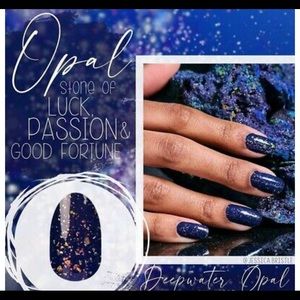 Deep water Opal LIMITED nail strip set.